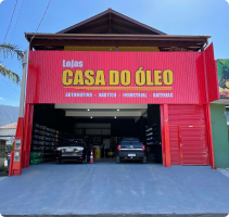 Fachada de uma unidade da Casa do Óleo