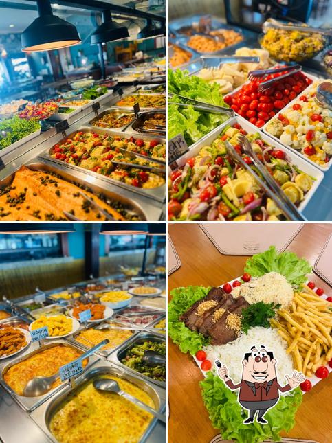 Buffet do Restaurante Guarani em Ubatuba