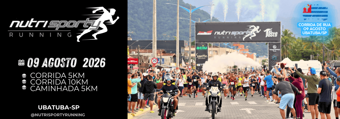 Evento esportivo da Nutry Sport em Ubatuba